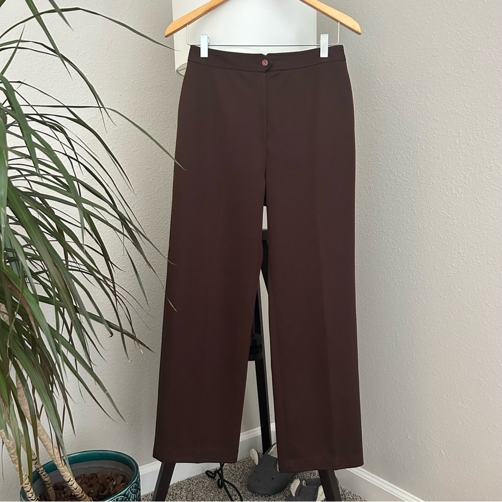 Brown pants flowy